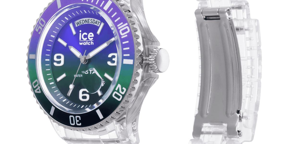 ICE clear sunset Purple Green • Ice-Watch