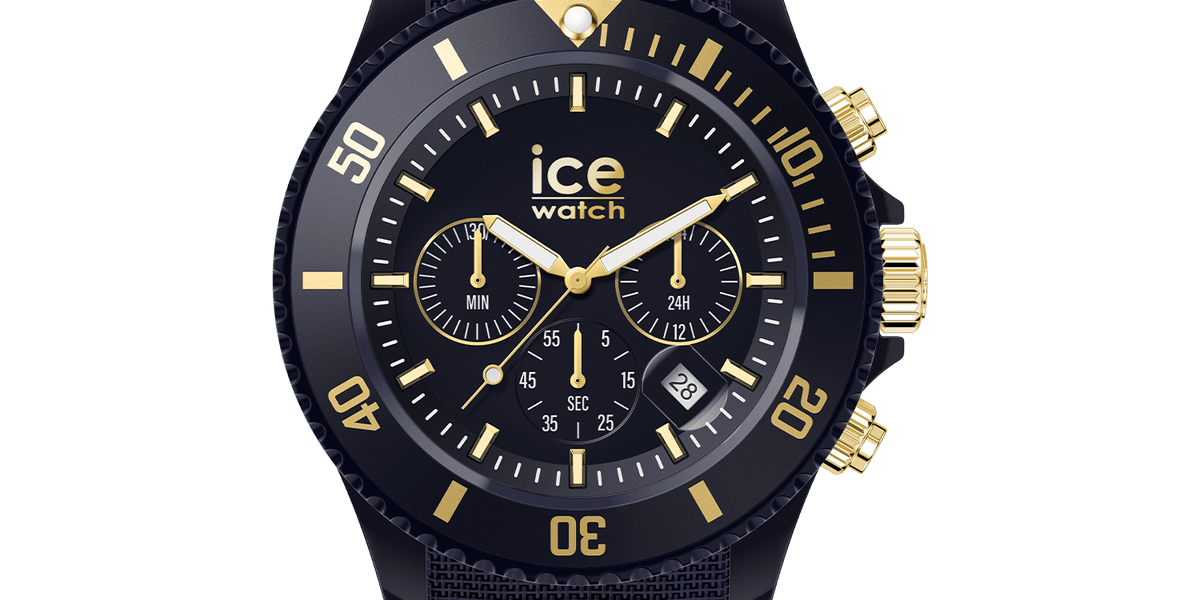 Dark ICE chrono Blue Ice-Watch Gold •