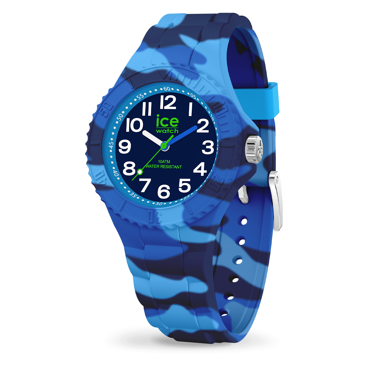 Blue dye Ice-Watch and ICE Shades • tie