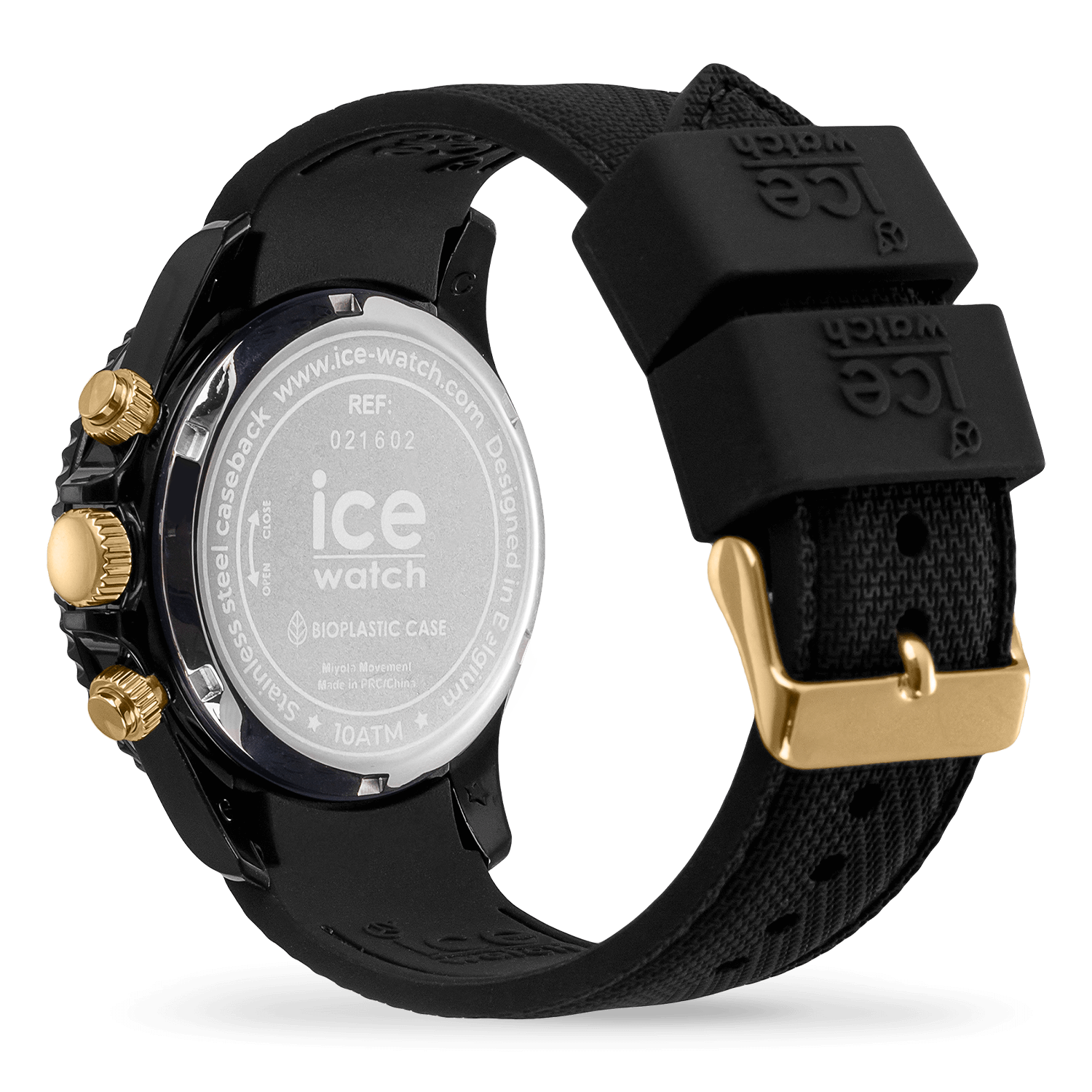 ICE chrono • Black Ice-Watch Gold