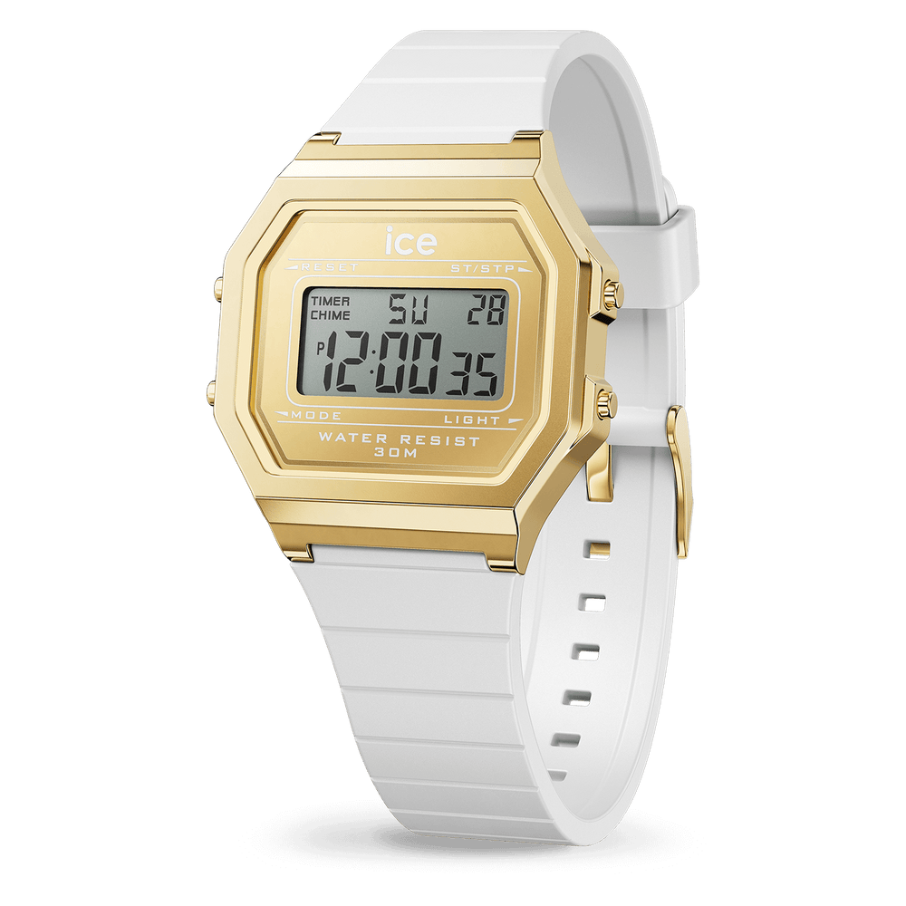 ICE digit retro White Gold • Ice-Watch