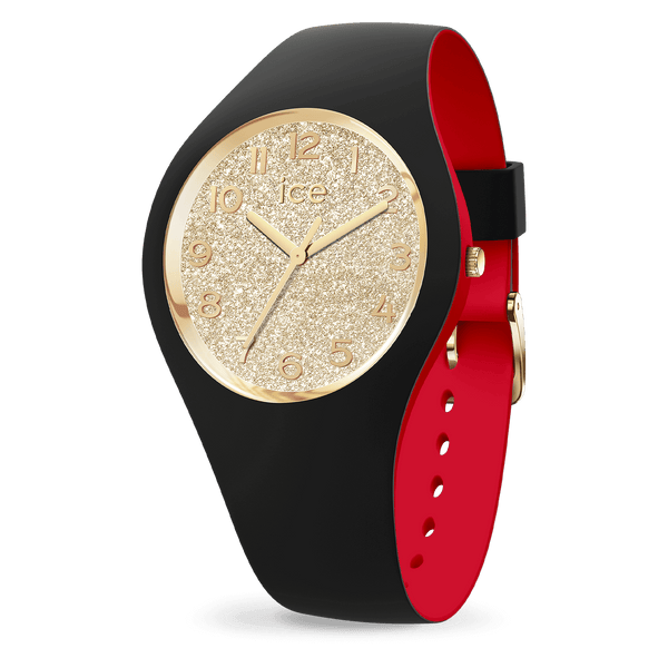 ICE loulou Black Gold Glitter Ice Watch