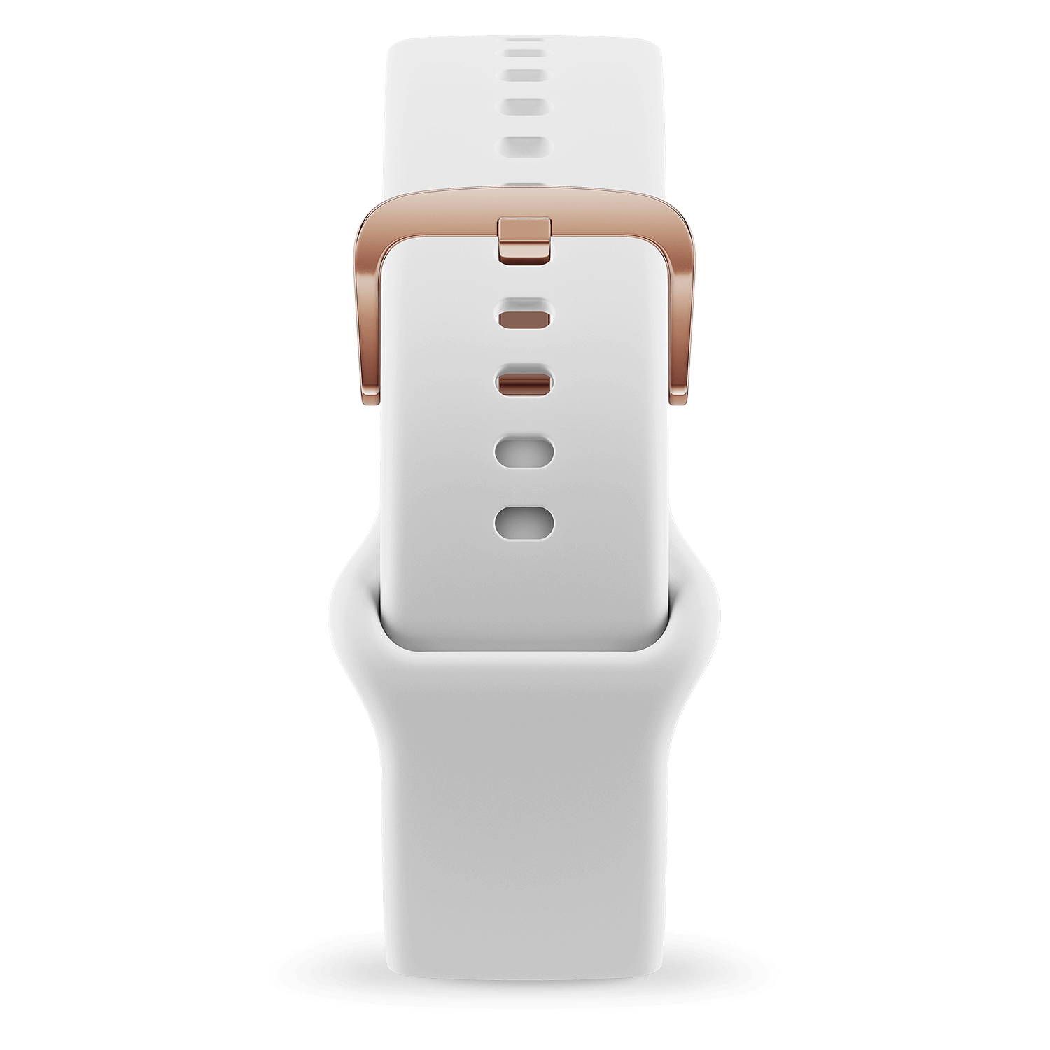 White band with rose gold apple watch discount
