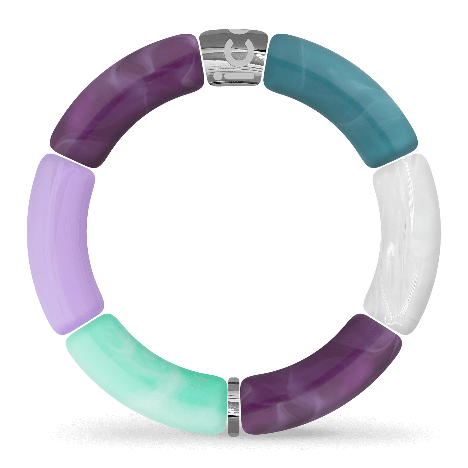 Pack Bella bracelet Purple & Turquoise