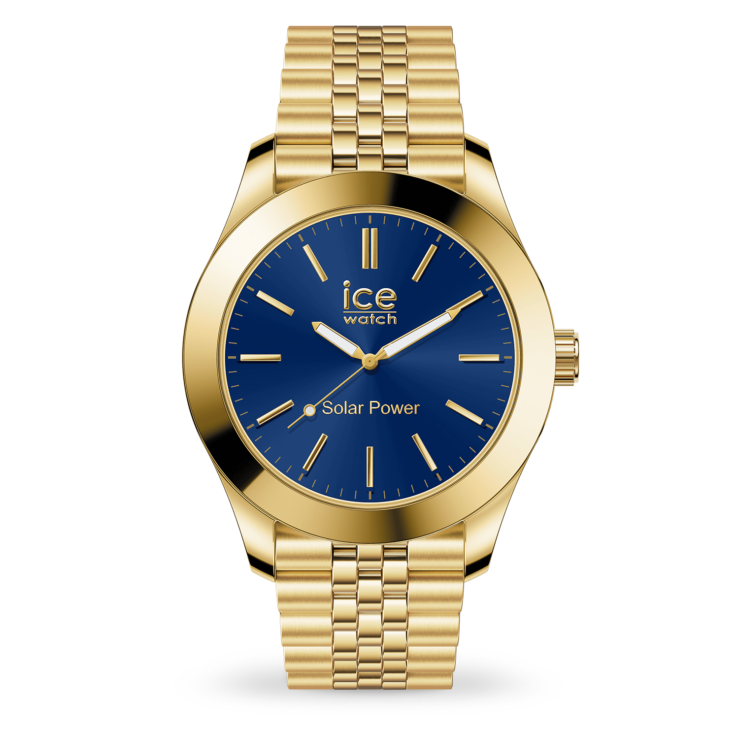 ICE steel solar Gold Blue Ice Watch